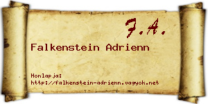 Falkenstein Adrienn névjegykártya